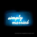 DINGYI SIGN Wholesale Rgb Color Changing Wedding Illuminated 3D Led Acrylic Neon Light Sign Custom Made